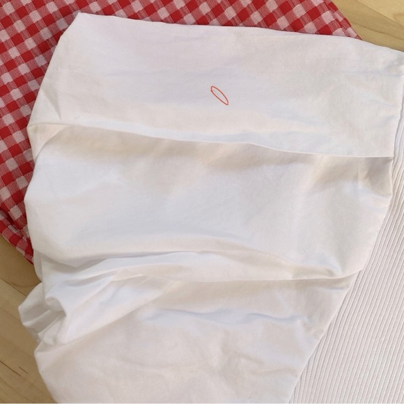 ZARA Puff Shoulder Crop Top - Picture 4 of 7